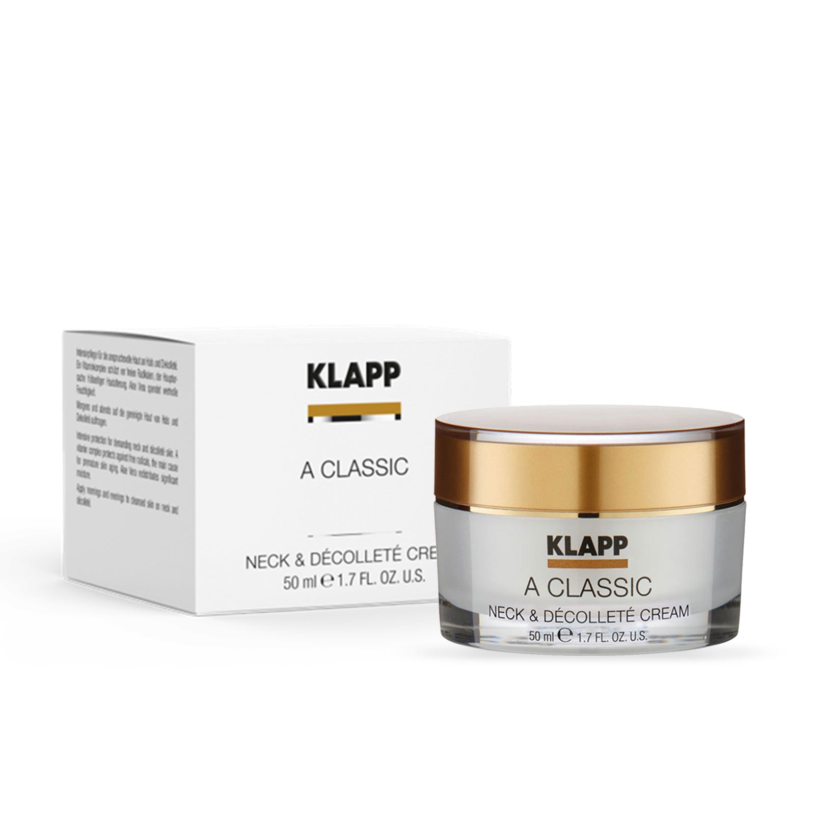 KLAPP - A-Classic Neck & Décolleté Cream – Azul Skin Care
